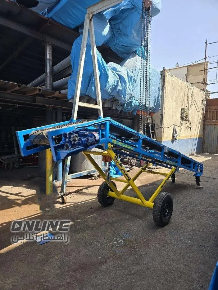 نوارنقاله کانوایر بالابر میکسر نوار نقاله تسمه فیدر